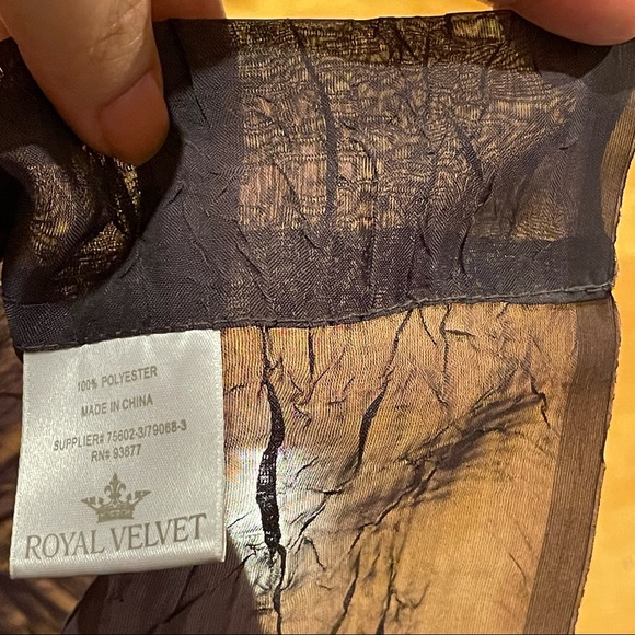 EUC Sheer Purple Curtains 54x63 - Picture 5 of 5